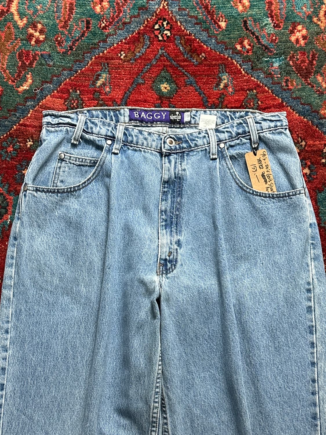 90's USA Made 리바이스 실버탭 배기 데님 팬츠 상품이미지5