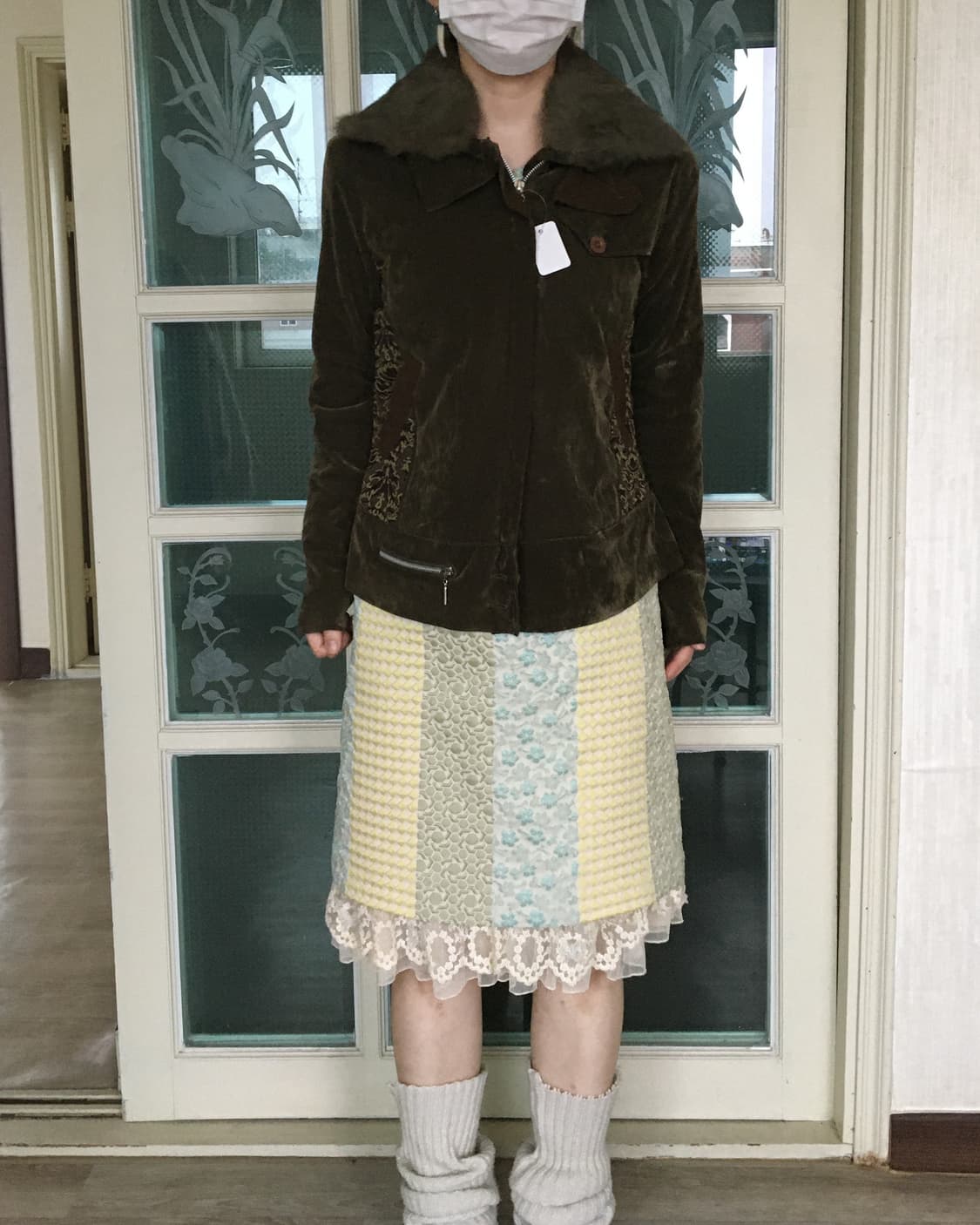 Fur collar point oriental mood jacket 상품이미지8