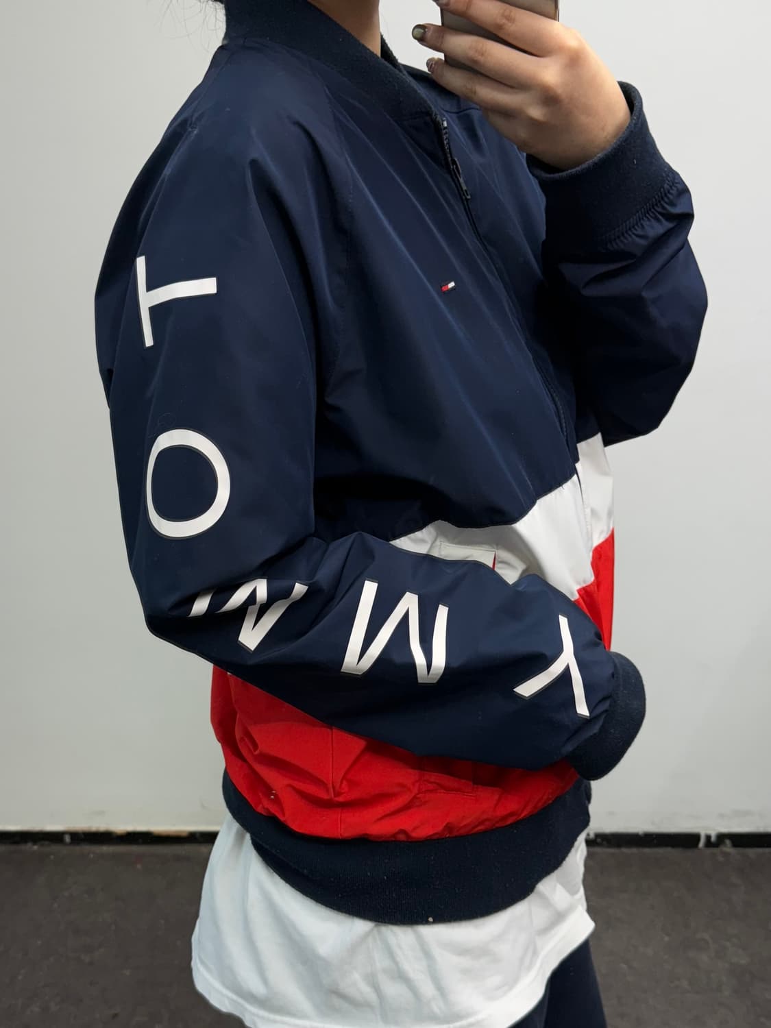 [L] 타미라운드 우븐 블루종 상품이미지4