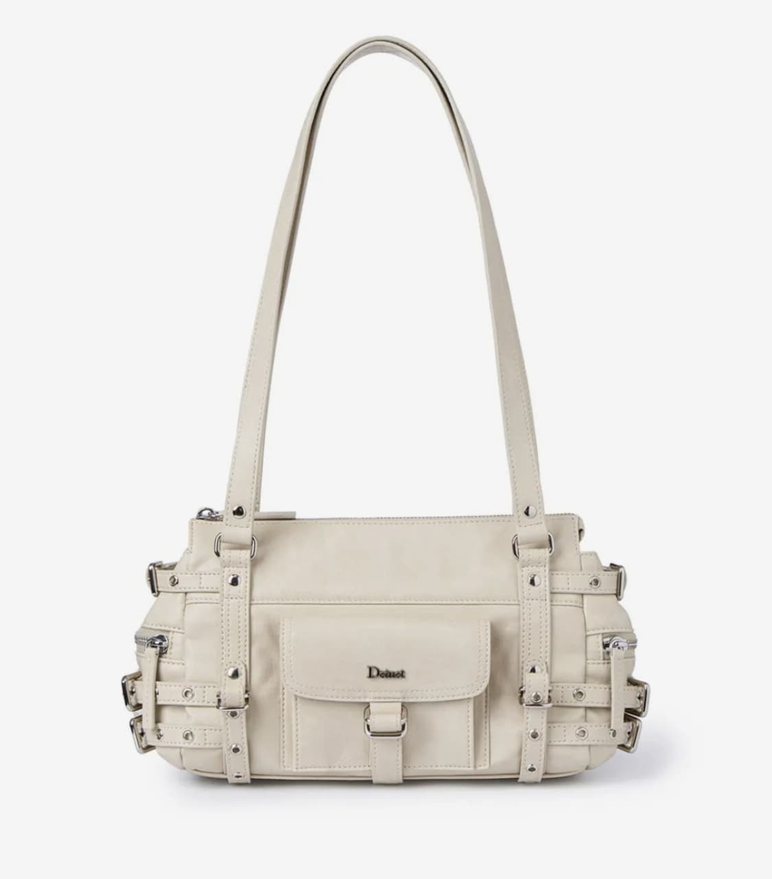 다이닛 벨티드 포켓 숄더백 미니 베이지 상품이미지1