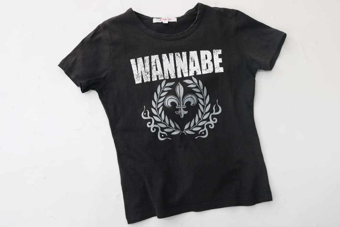 Marvy Jet 마비제트 빈티지 워너비 그래픽 블랙 반팔 티셔츠 (M) 상품이미지2