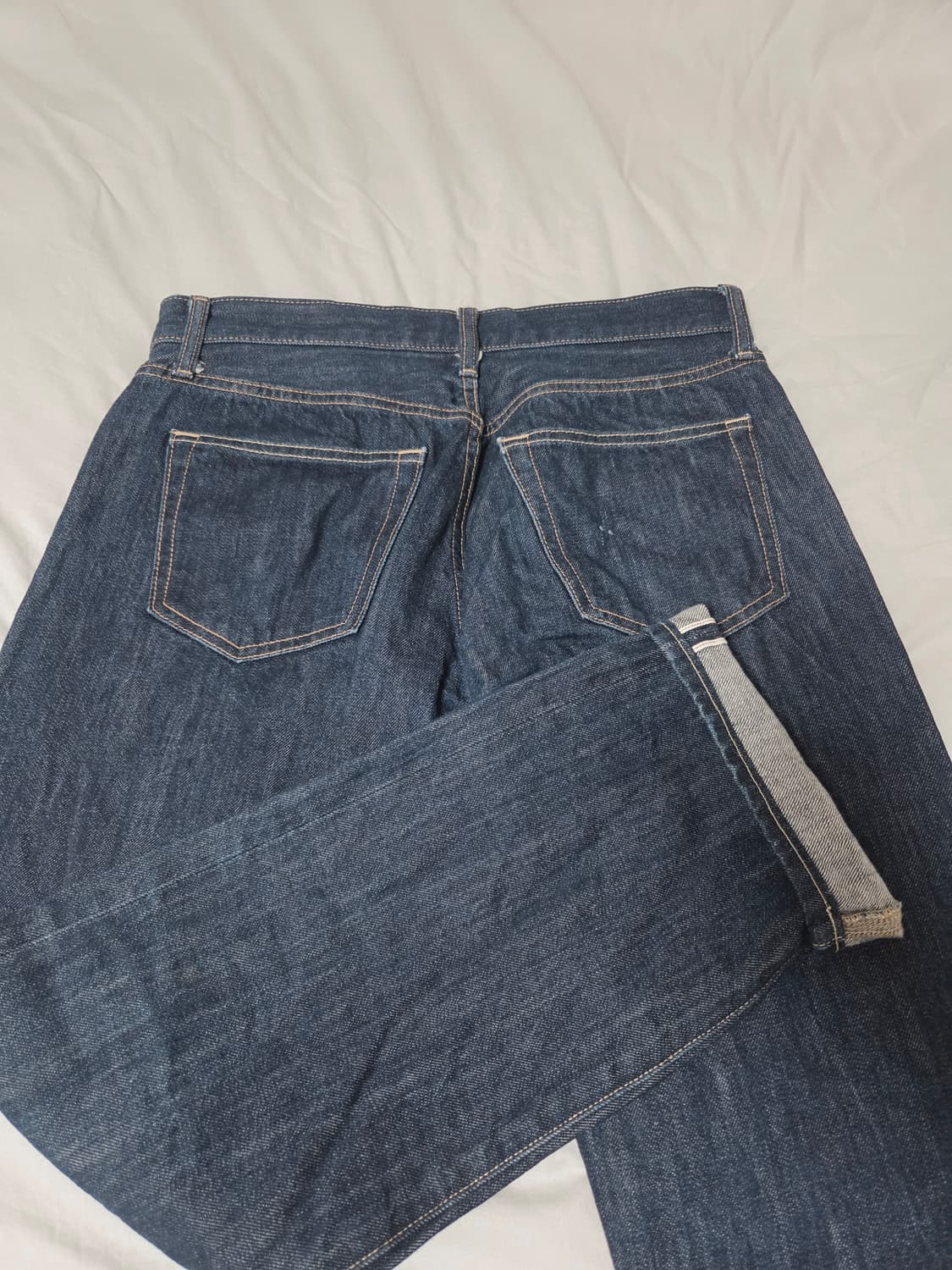 유니클로 레귤러핏 셀비지 데님 31 상품이미지4