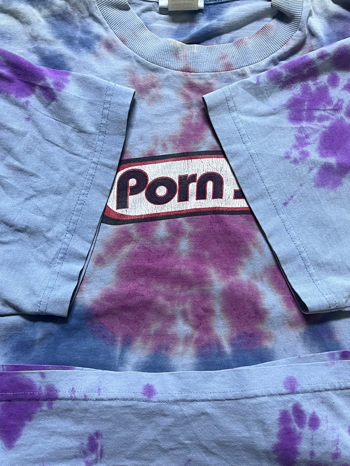 90s usa pornstar tie dye t shirts 상품이미지4