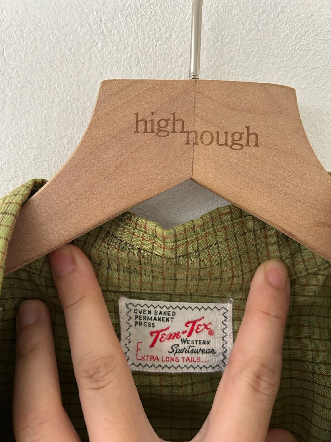 60-70's Tem-Tex Western Sportswear Green 상품이미지4