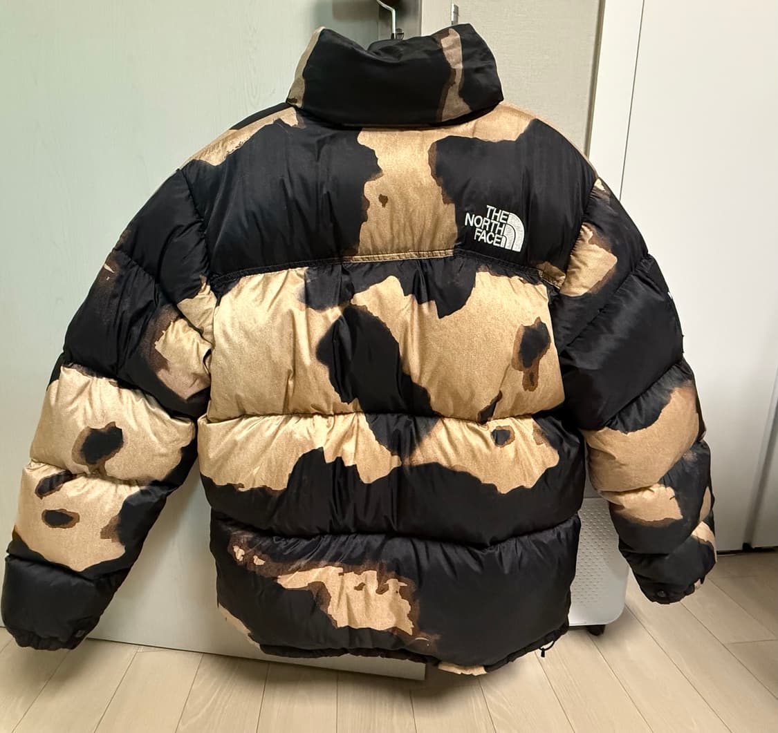 슈프림x노스페이스 블리치드 패딩 M 눕시 상품이미지2