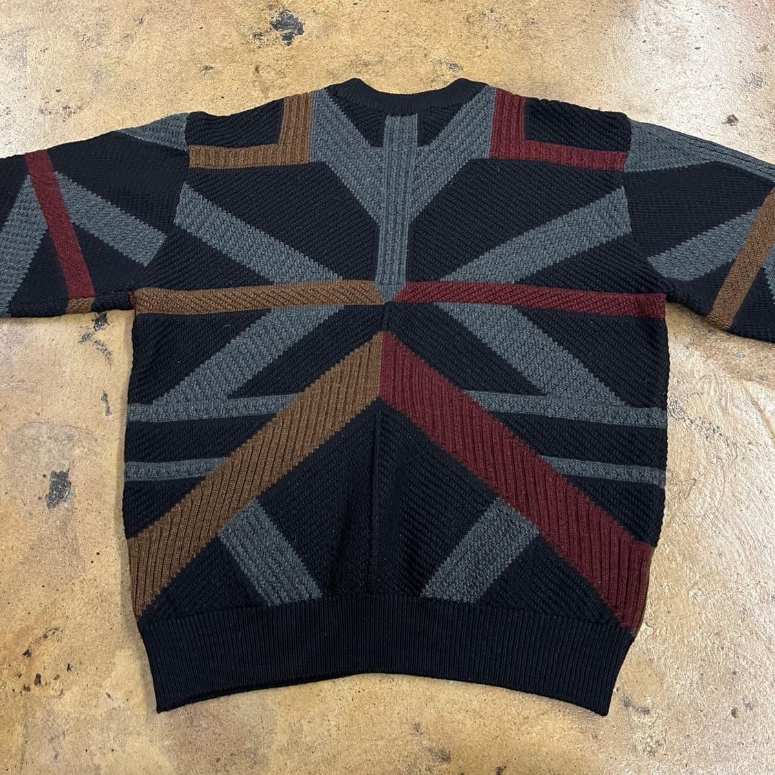 [정품/100] REDOX HOMME 레드옥스 패턴 니트 스웨터 b16 상품이미지4