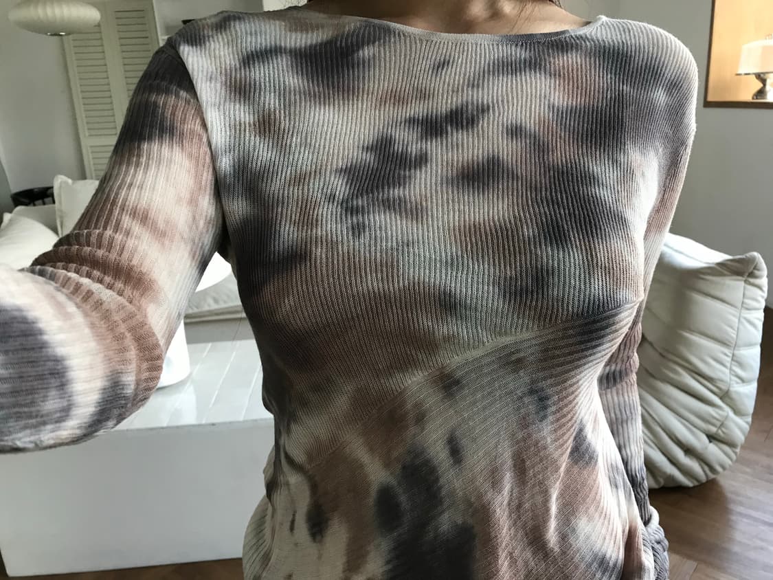 vintage pattern top 상품이미지2