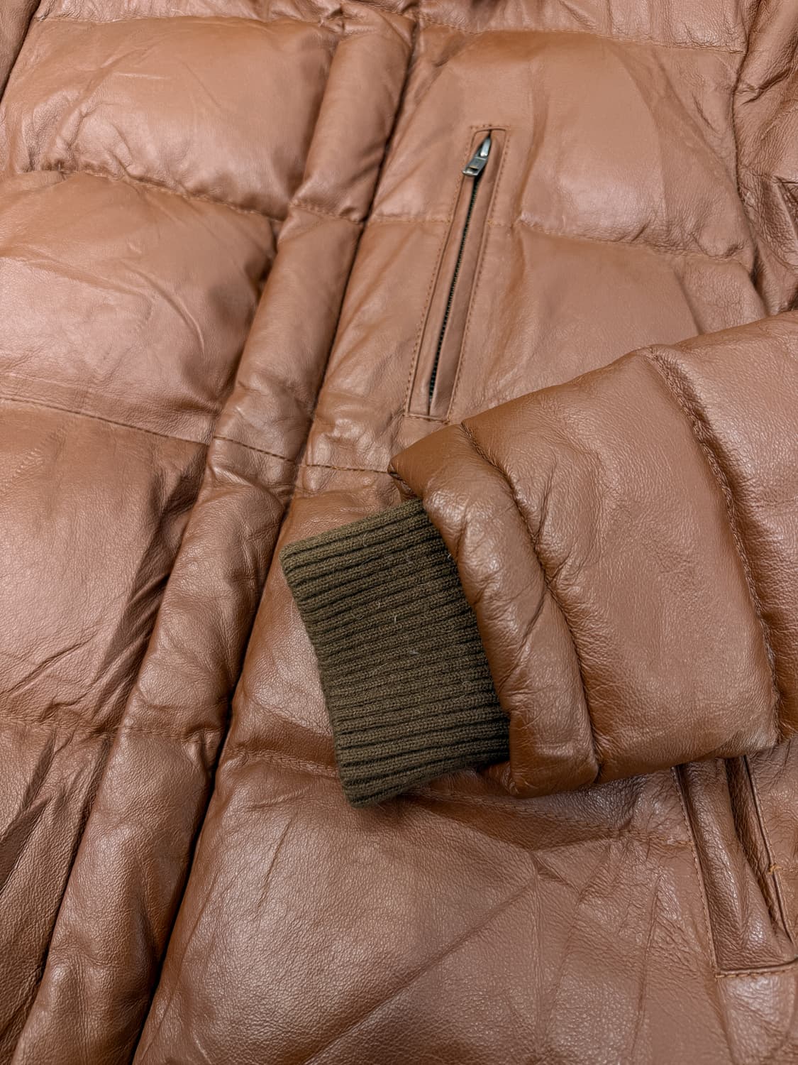 로베르토 마시니 포우 퍼 레더 다운 자켓 상품이미지7