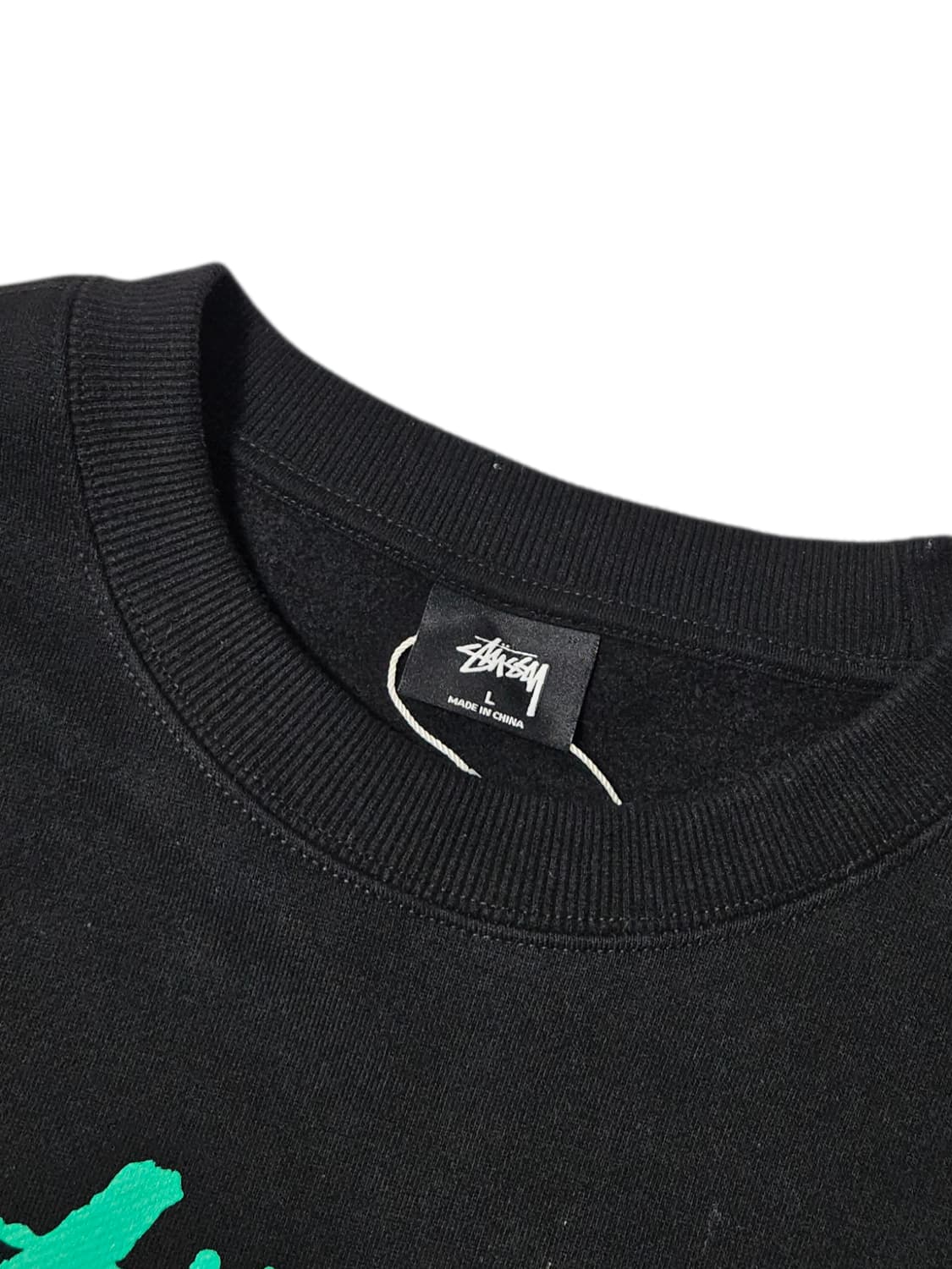 스투시 스탁로고 크루넥 맨투맨 스웻셔츠 L 민트급 상품이미지3