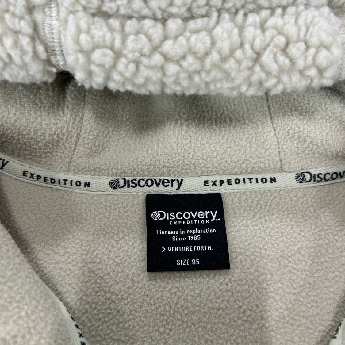 디스커버리 익스페디션 뽀글이 후리스 아이보리 m 상품이미지2
