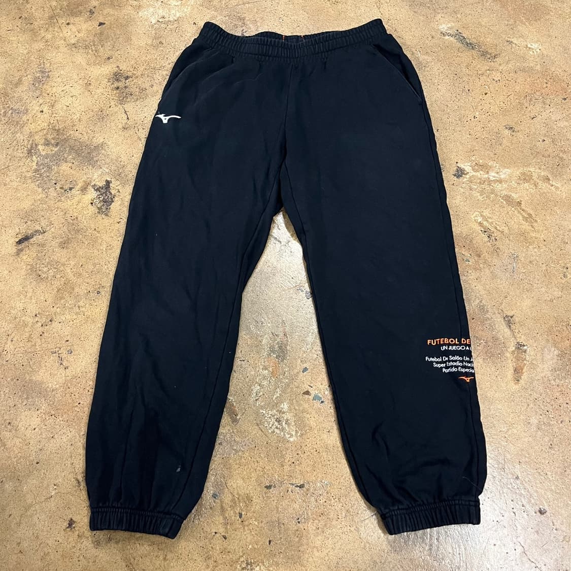 [정품/XL] 미즈노 블랙 트레이닝 바지 b10 상품이미지2