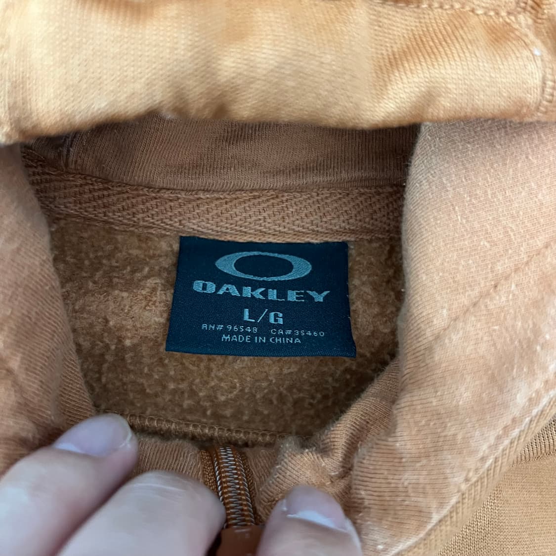 오클리 아이콘 로고 소프트 트랙탑 후드집업 상품이미지3