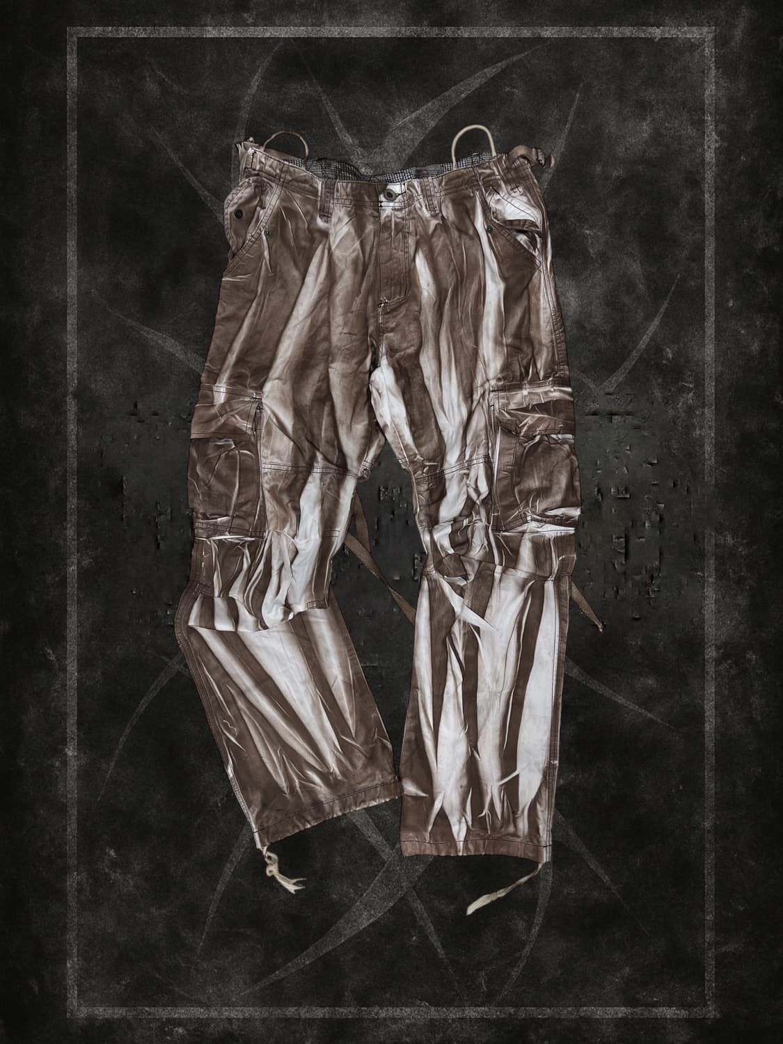 tie-dye cargo string pants 상품이미지5