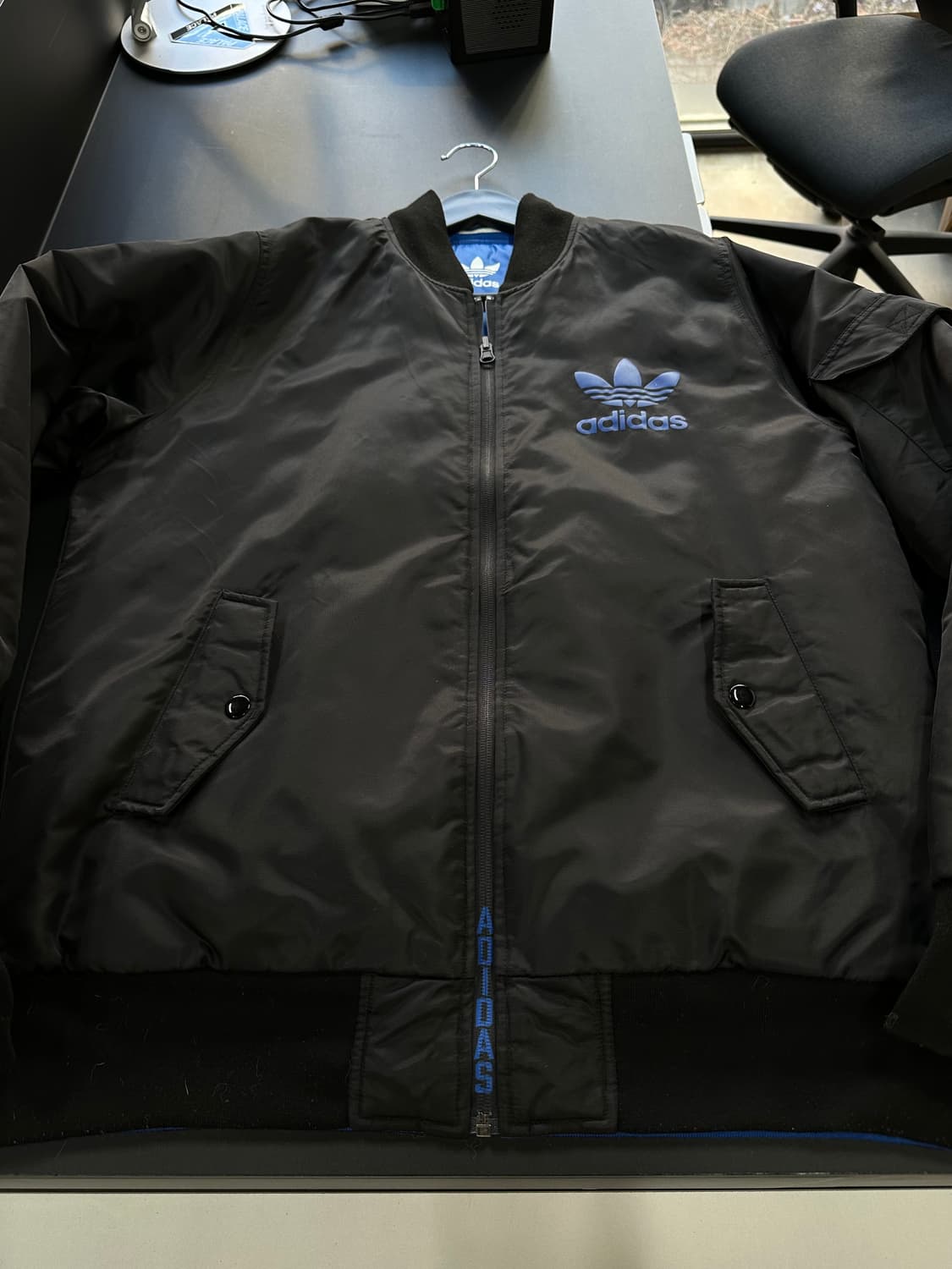 아디다스 리버시블 파이어버드 빅로고 Ma-1 항공점퍼 상품이미지6