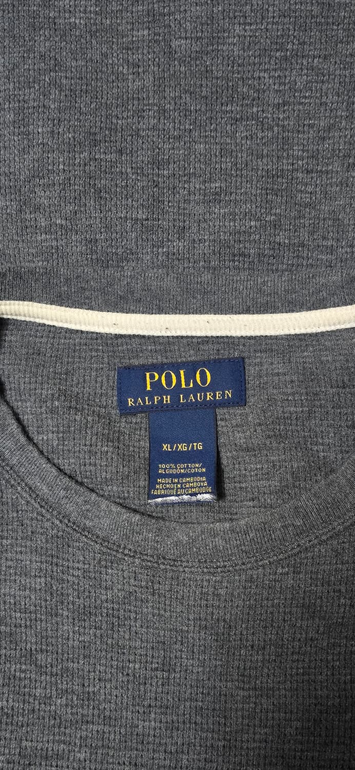 폴로 랄프로렌 와플 크루넥 티셔츠 XL 상품이미지3