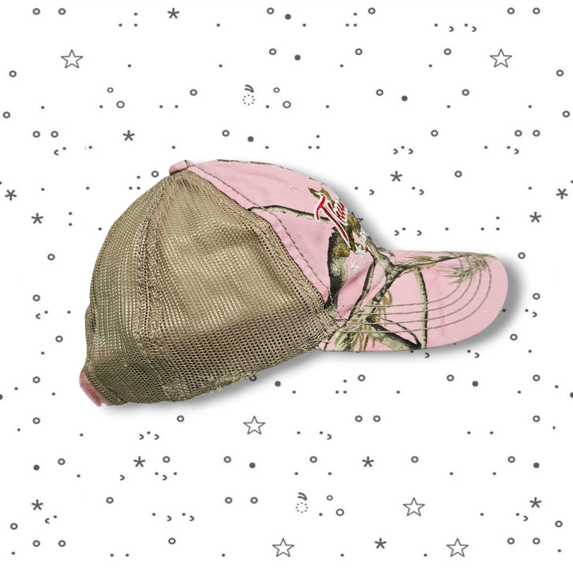  Thunderbirds 리얼트리 핑크 메쉬 캡 상품이미지3