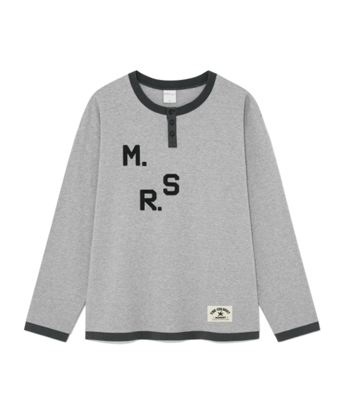 더콜디스트모먼트 msr 헨리넥 롱슬리브 그레이 상품이미지1