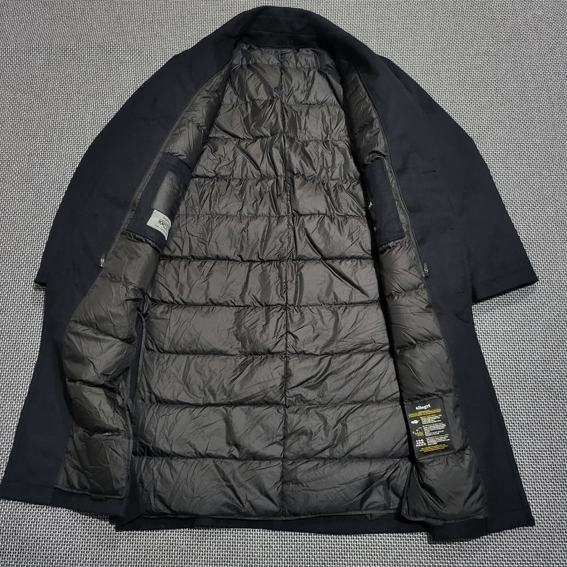 알레그리 구스다운 패딩 안감 코트 다크네이비 (50/100-105) 상품이미지3