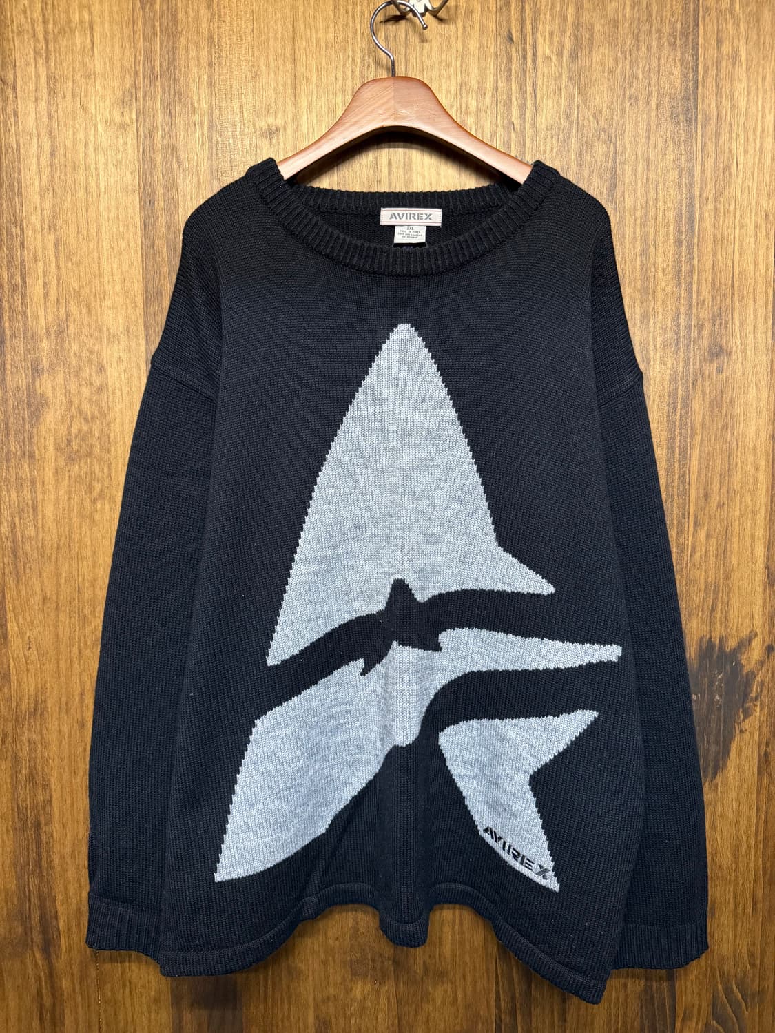 Avirex black knitwear 상품이미지2