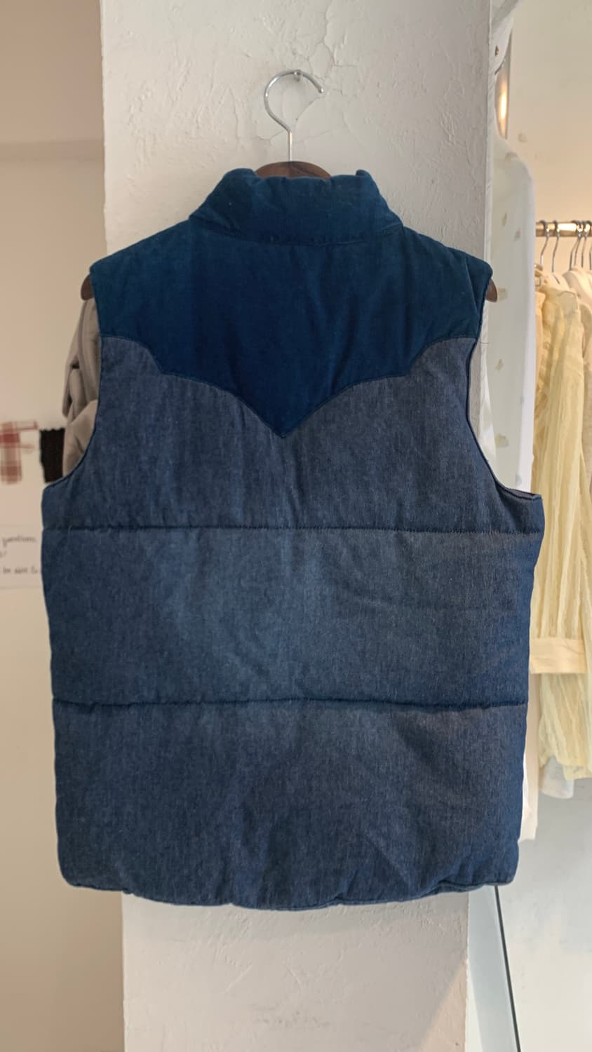 Navy duck vest  상품이미지7