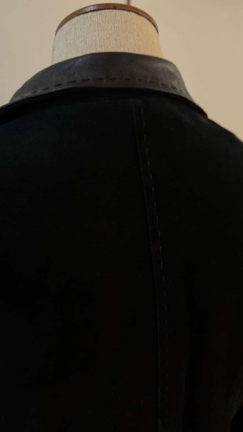 발망 블랙 스웨이드 여성 자켓 상품이미지5