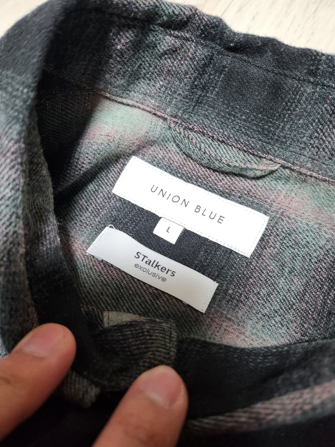 유니온블루 스토커즈 페어필드 플란넬 체크셔츠 상품이미지2