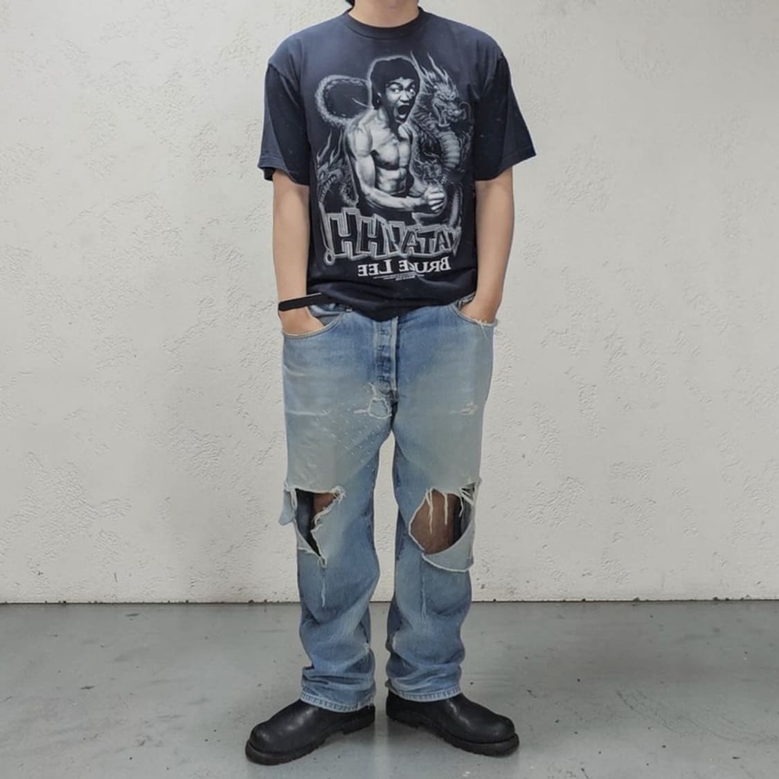 90S 브루스리 반팔티 XL M0275 상품이미지1