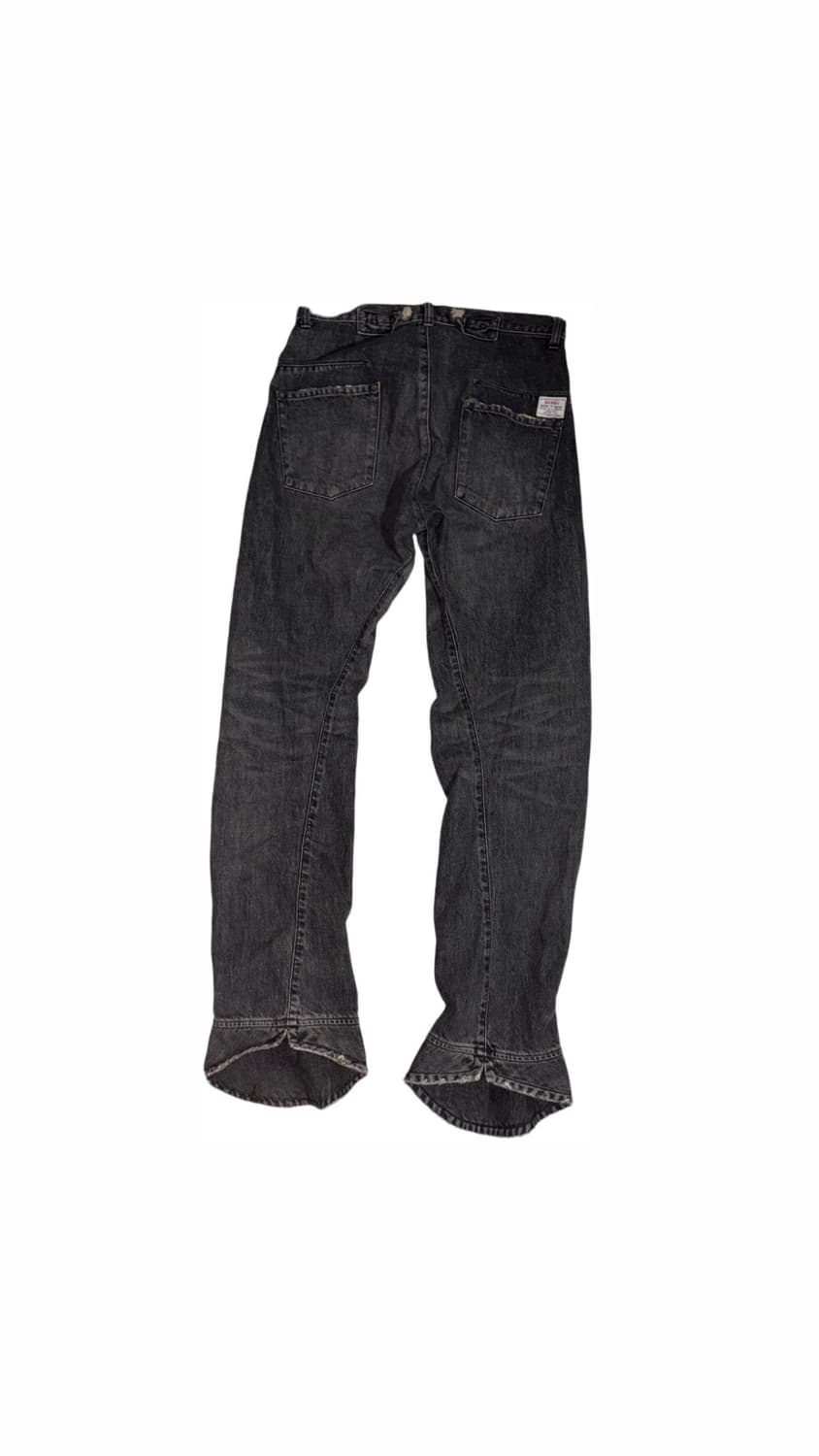 24SS DAIRIKU Boot cut draping Denim 상품이미지2