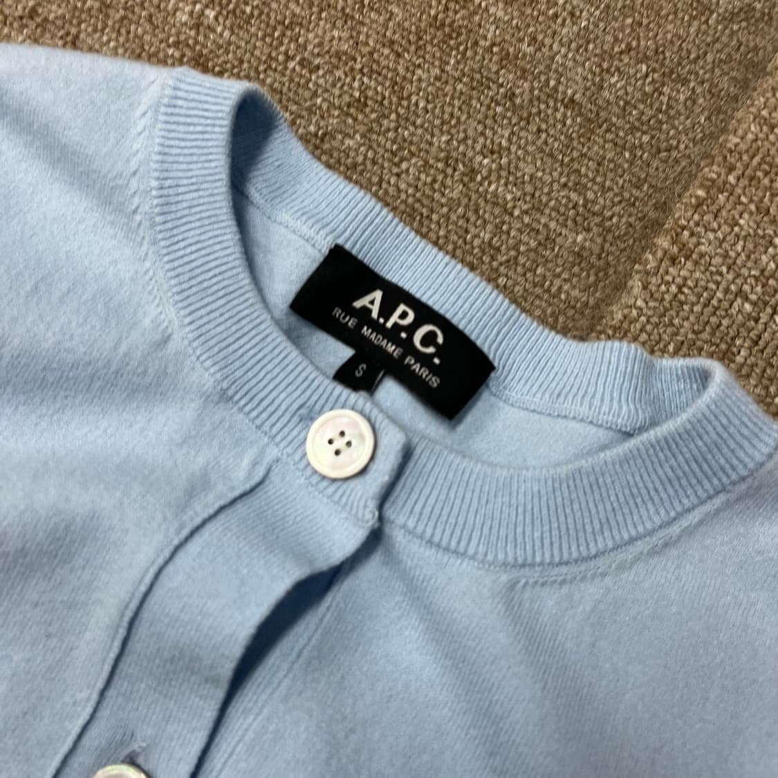 아페쎄 반파 니트 가디건 상품이미지4