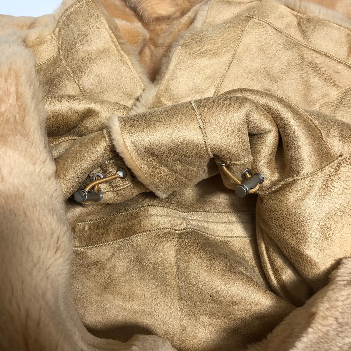 유니지 양모 폭스퍼 코트 66 상품이미지7