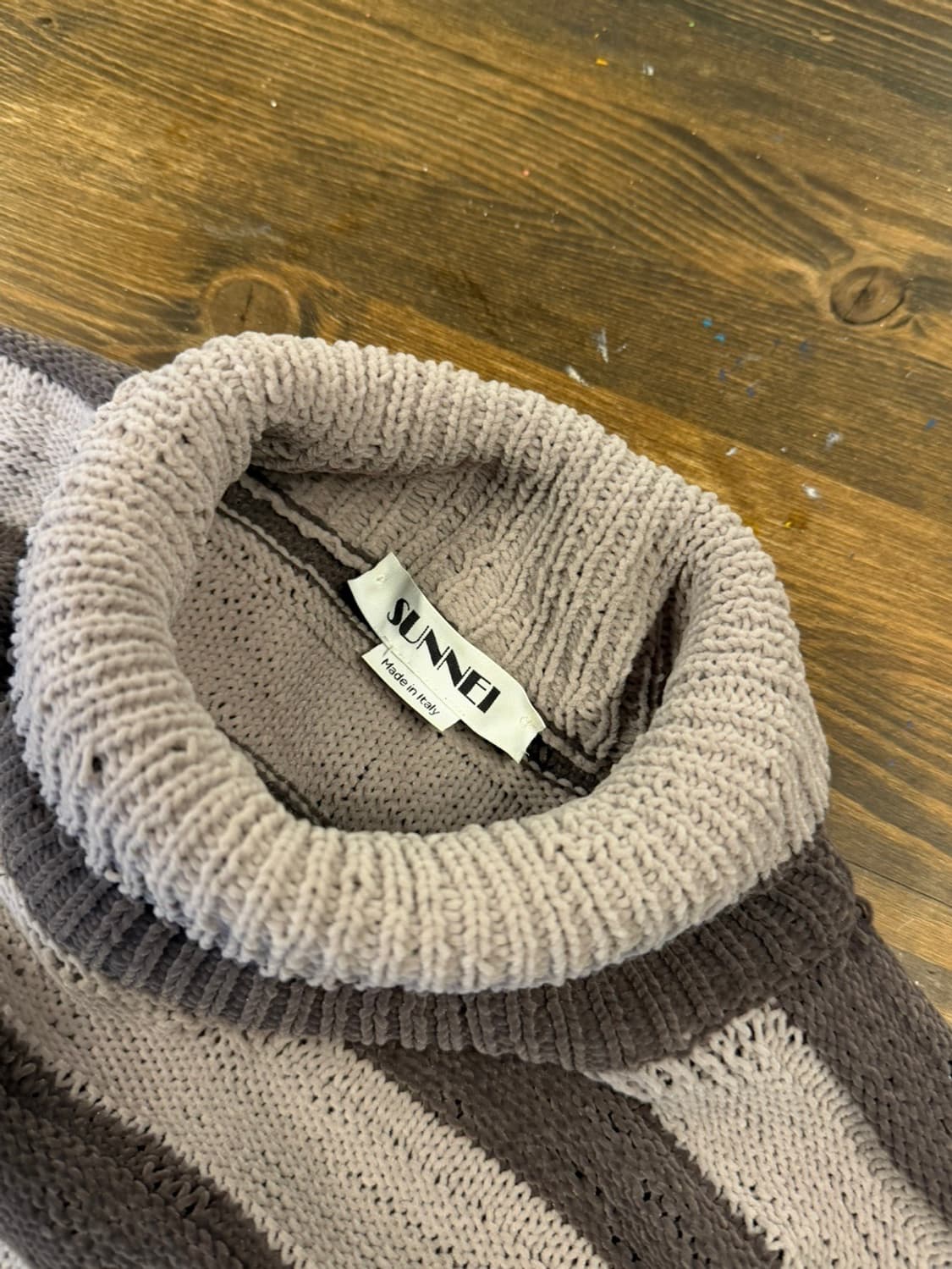 써네이 모호크넥 니트 100 상품이미지8