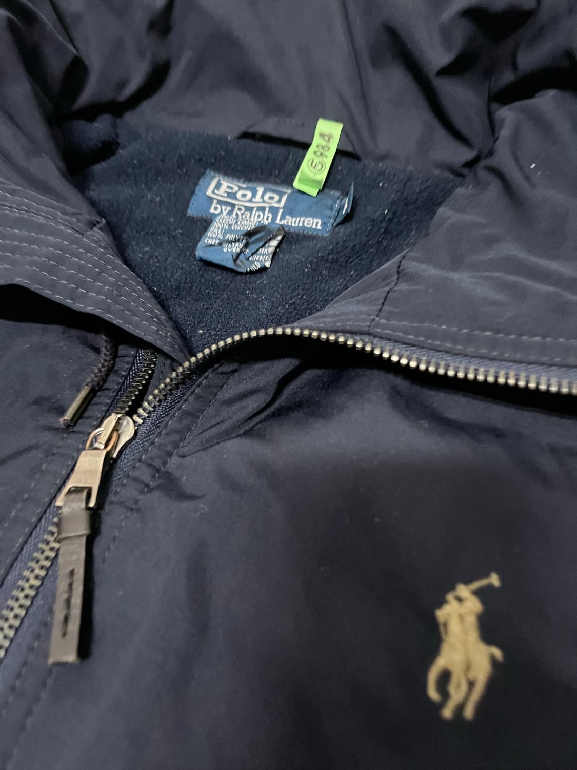 폴로 랄프로렌 후드 봄버 자켓 기모 95 상품이미지2