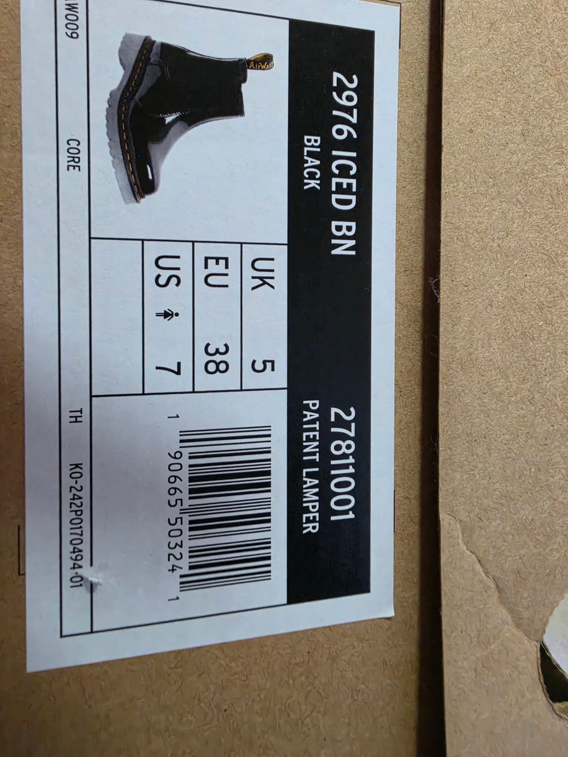 닥터마틴 2976 아이스드 BN 첼시 부츠 블랙 유광 상품이미지7