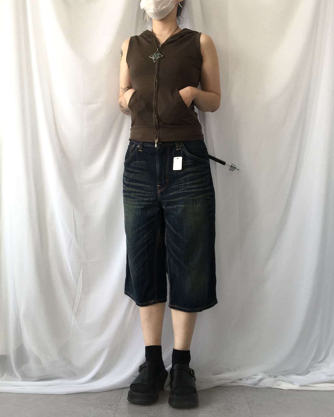 Edwin denim short 상품이미지6