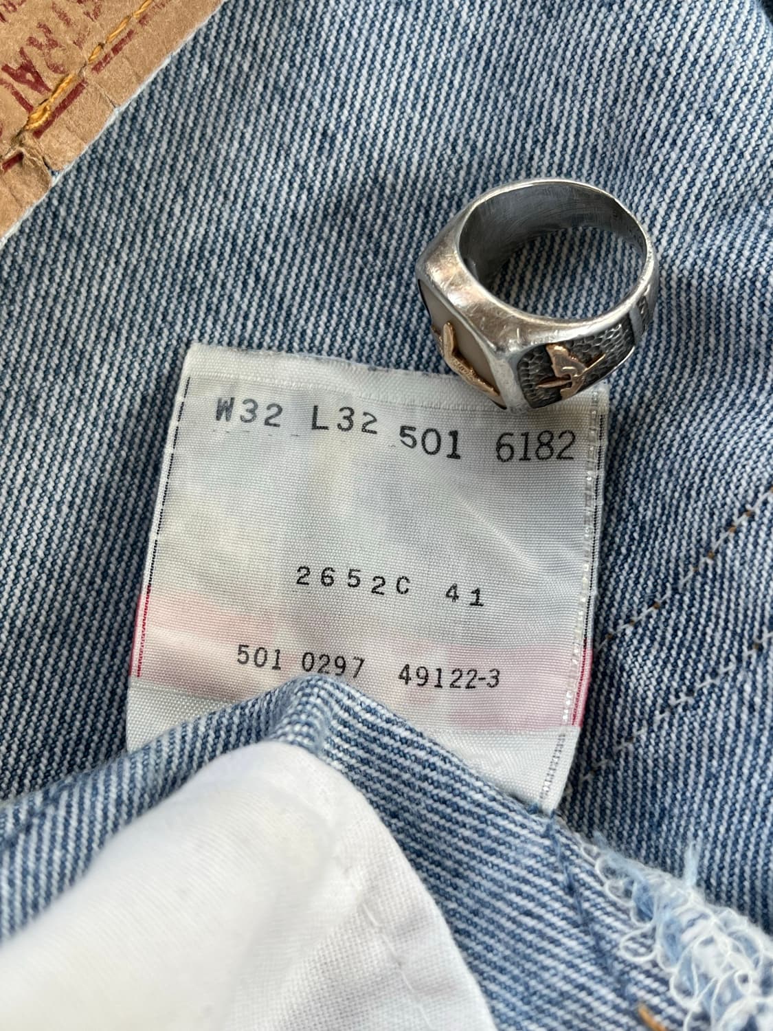 90s USA 빈티지 리바이스 501 데님 팬츠 상품이미지9