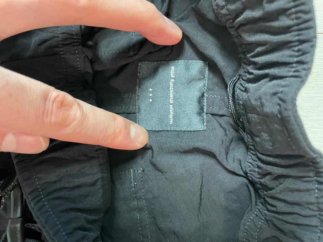 모이프 [AW24]OVER FTG PANTS / BLACK 3사이즈 상품이미지5