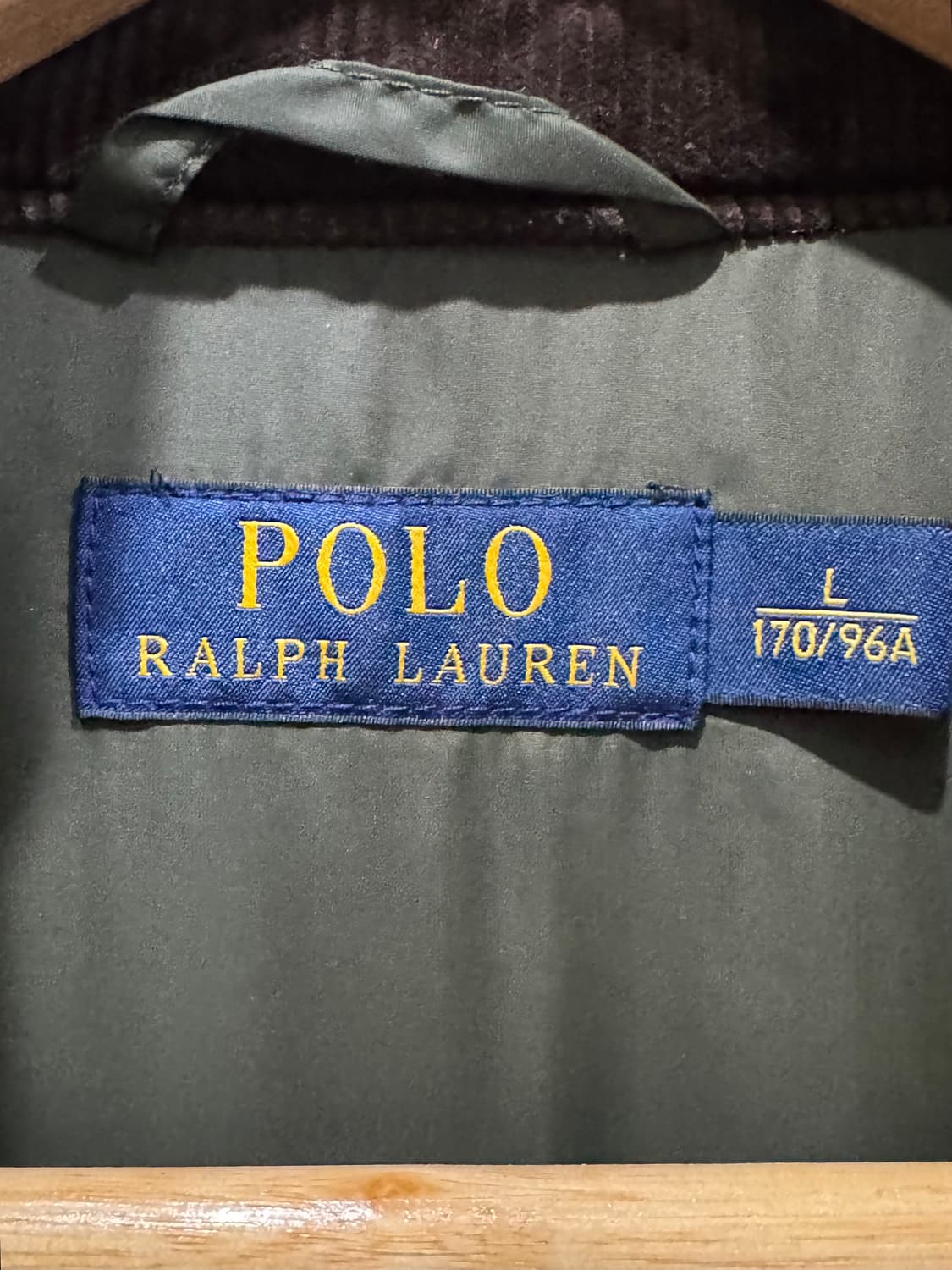 폴로 랄프로렌 퀼팅 자켓 L 올리브 상품이미지6