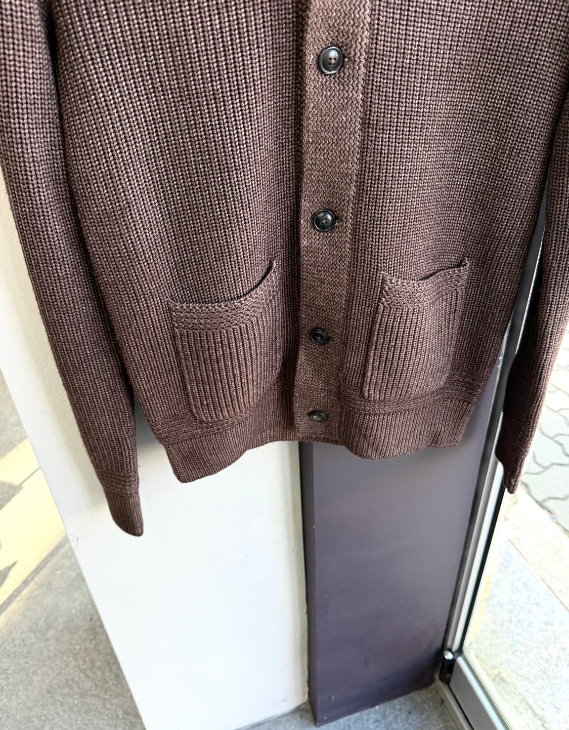 S/ RRL 더블알엘 메리노울 숄카라 가디건 상품이미지5