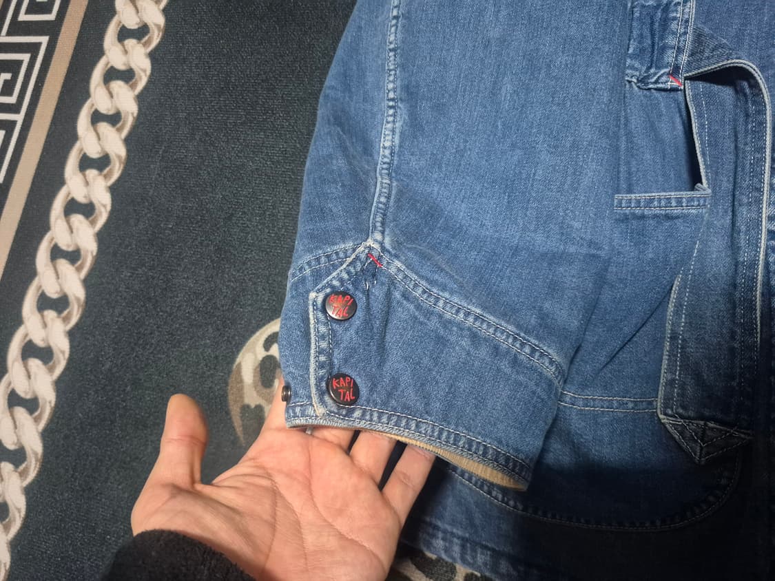 캐피탈 23F/W 8oz 프로펠러 커버올 데님자켓 L 정품 상품이미지3