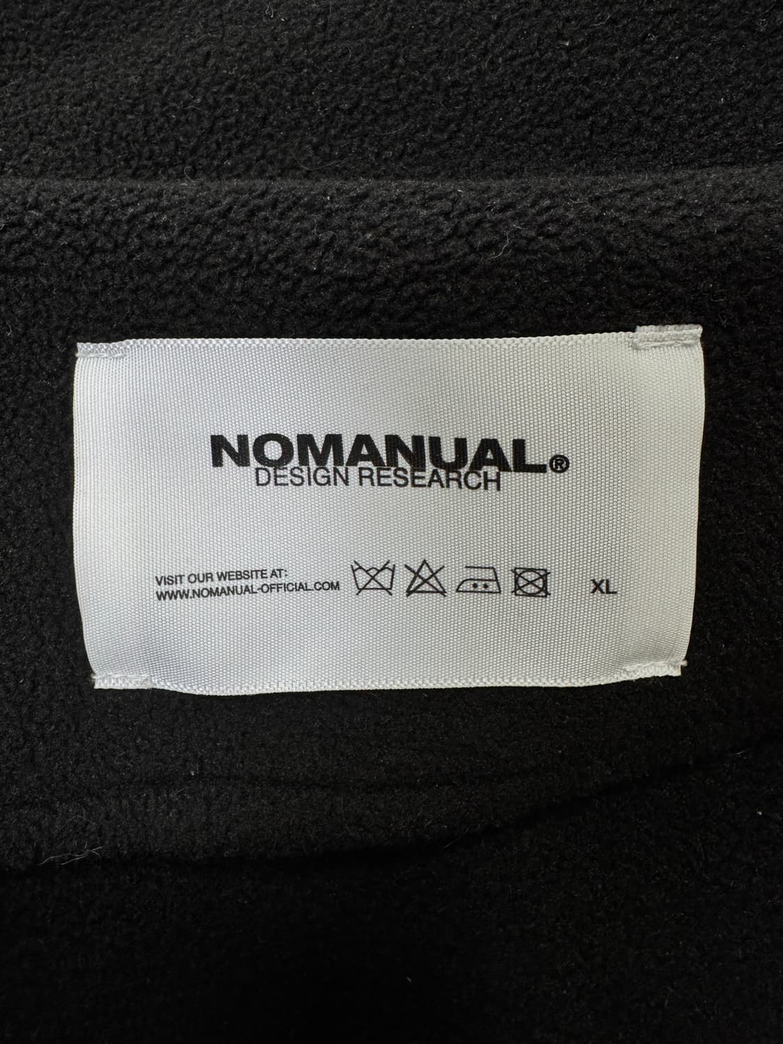 노매뉴얼 플리스 후리스 - 블랙 XL 상품이미지9