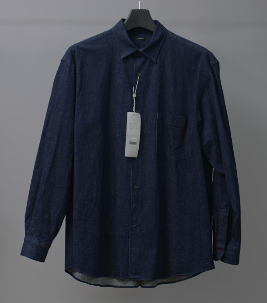 코모리 데님 셔츠 네이비 4 상품이미지1