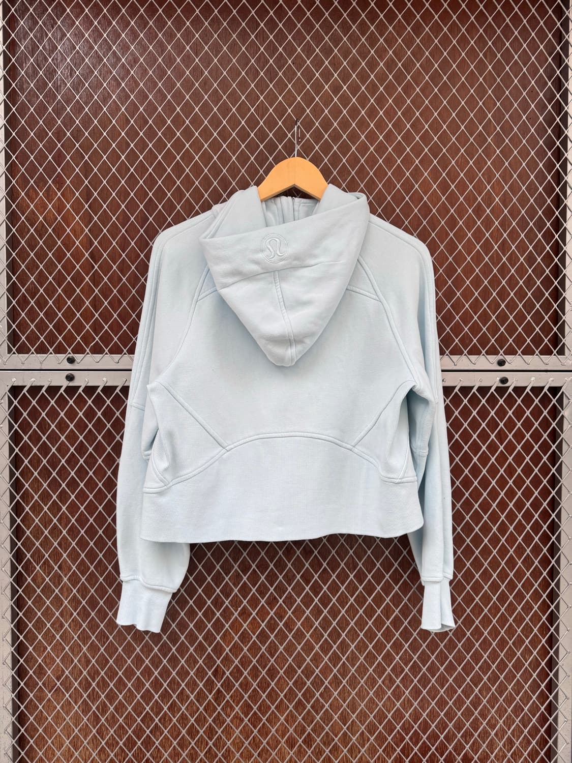 룰루레몬 스쿠바 기모 크롭 오버사이즈 후드집업 xs/s 상품이미지6