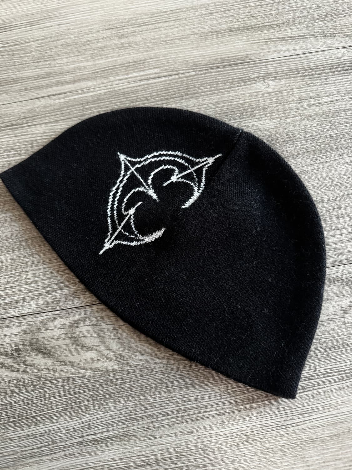 떠그클럽 자카드 비니 블랙 상품이미지3