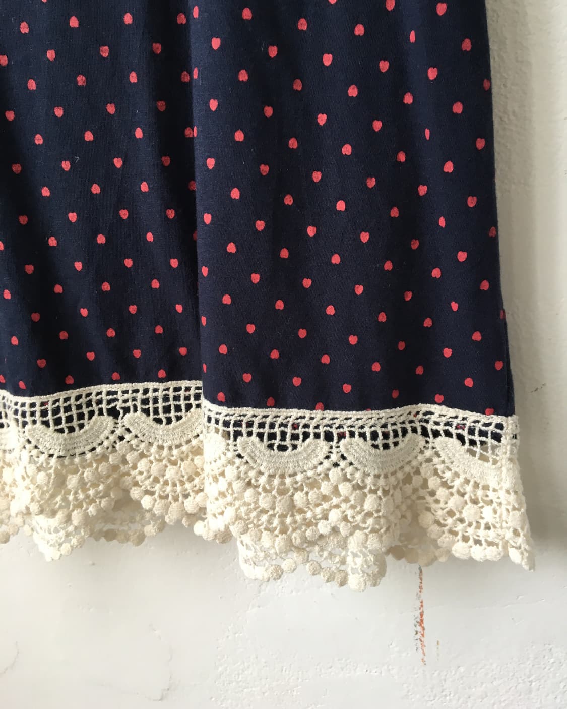 Crochet trimming dot pattern sleeveless 상품이미지4