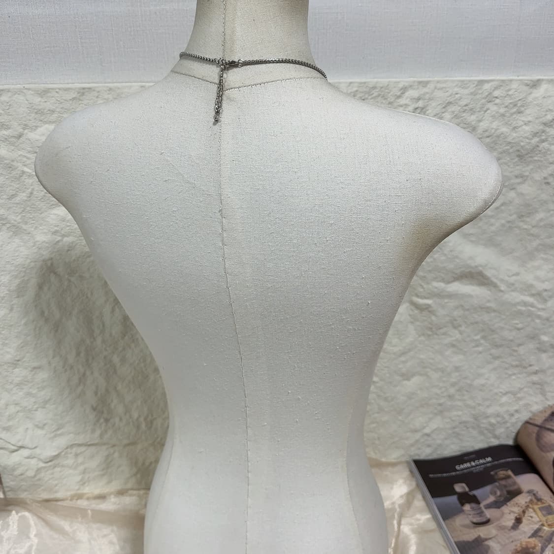 빈티지 진주 십자가 목걸이 상품이미지3