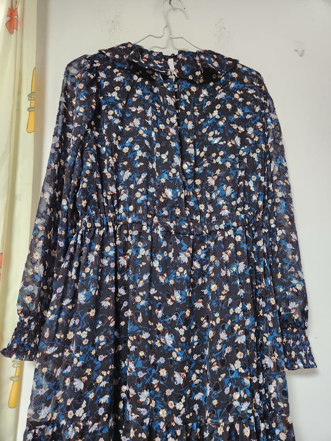 OZOC 블랙 플라워 롱 원피스 55 상품이미지7