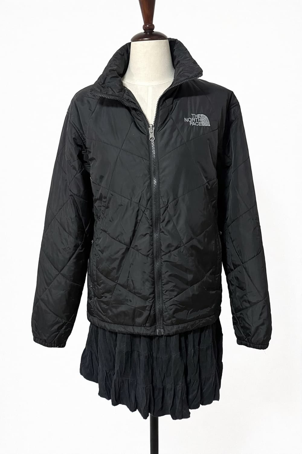 노스페이스 블랙 퀼팅 경량 패딩 자켓 M 상품이미지1