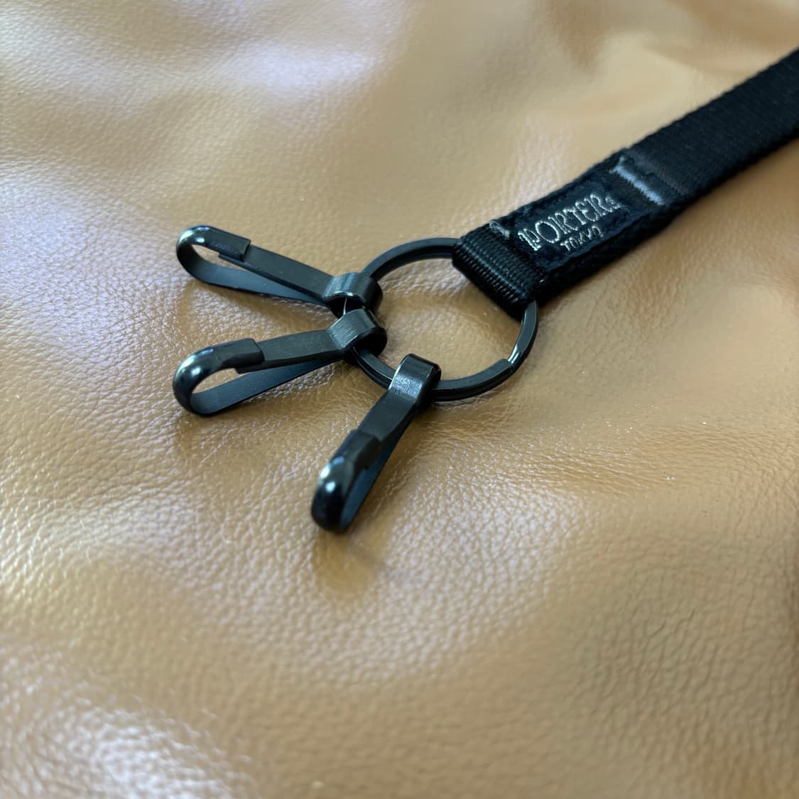 PORTER 포터 스트랩 키체인 블랙 상품이미지2