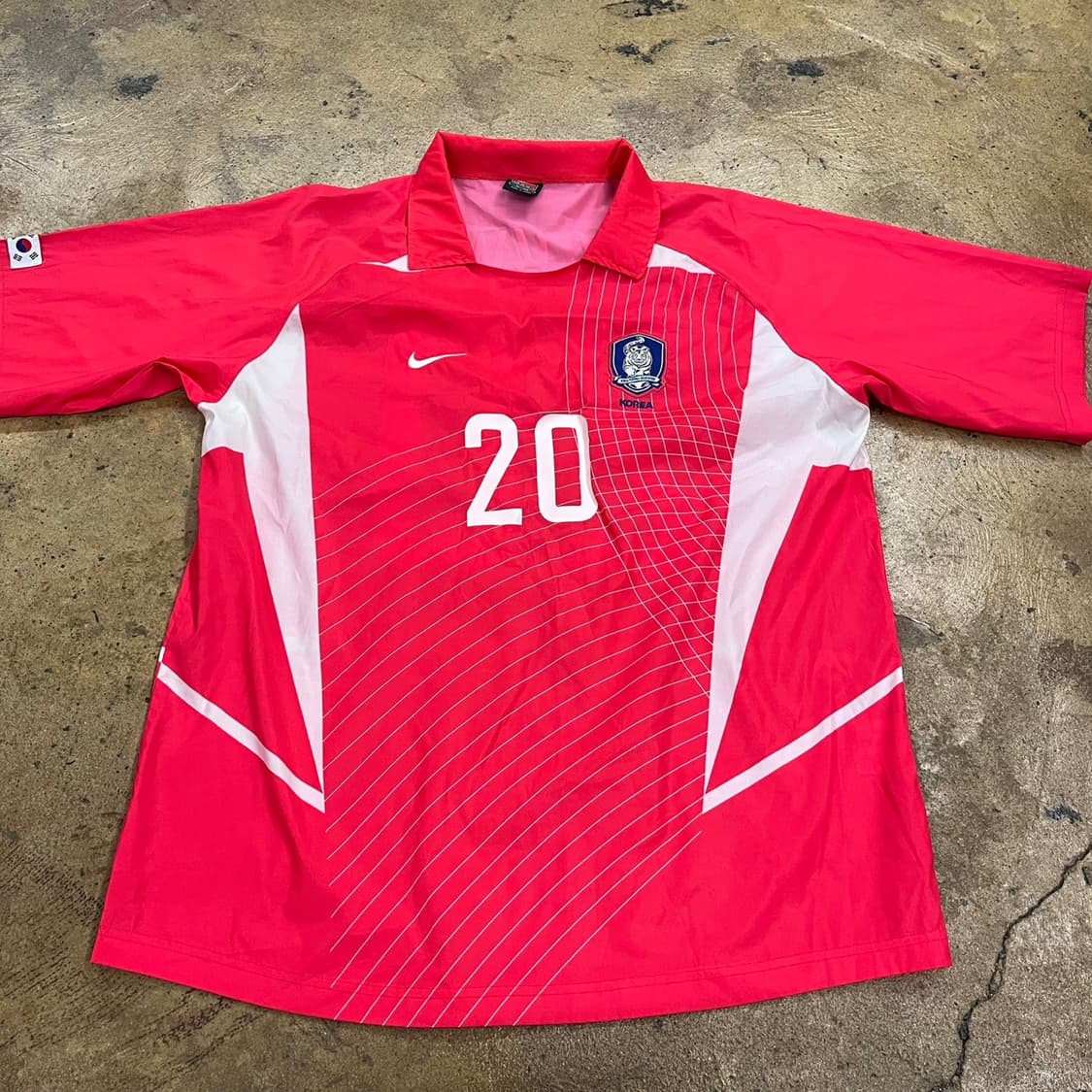 [ 정품/XL ] 02s 나이키 스우시 축구 국대 홈 반팔 유니폼 져지 상품이미지2