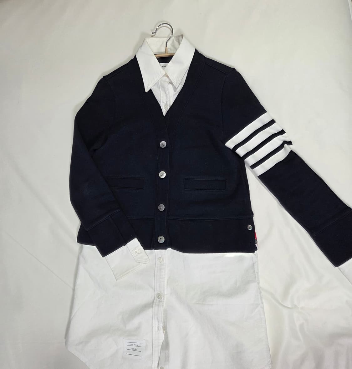 톰브라운 여성 셔츠형 가디건 원피스 상품이미지2